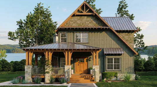 House Plan 1337-1 White River Retreat, Riverbend House Plan