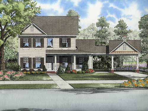 House Plan 936 Park Street, Midtown Village House Plan