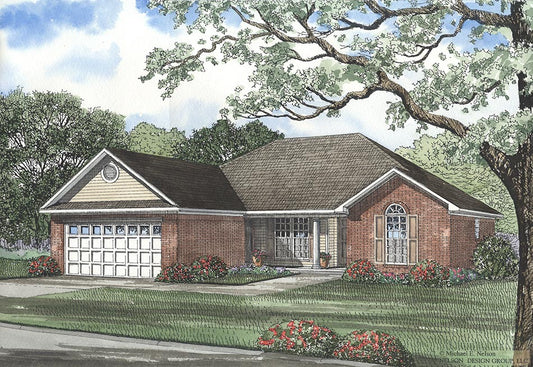 House Plan 102-2 Spruce Street, Traditional House Plan - Nelson Design Group