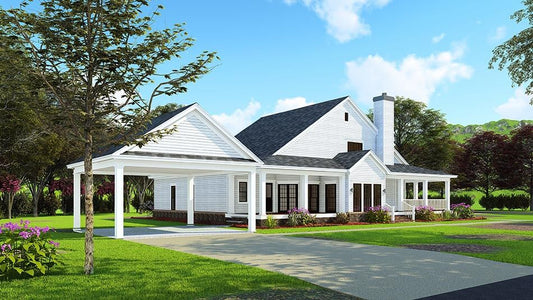 House Plan 320 Gilliam Acres, Farmhouse House Plan