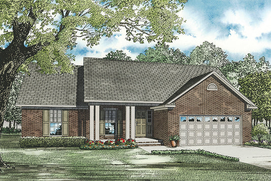 House Plan 113-1C Chestnut Lane, Affordable House Plan