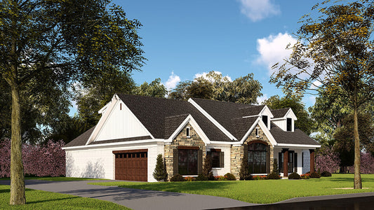 House Plan 5115 Englewood Place, Farmhouse House Plan - Nelson Design Group