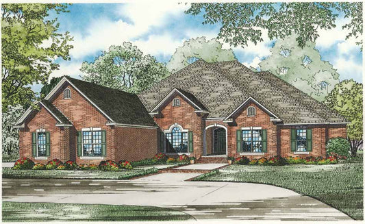 House Plan 1147 Madeline, Traditional House Plan