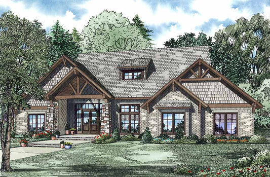 House Plan 1302 Gervais Cove, Rustic House Plan