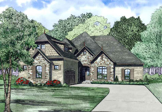 House Plan 1415 Addison Place, European House Plan - Nelson Design Group