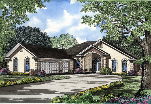 House Plan 112 Sunset Drive, Traditional House Plan