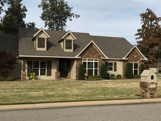 House Plan 1299 Evergreen Cove, Stone-And-Brick House Plan