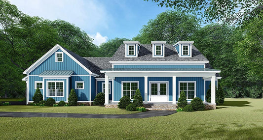 House Plan 5222 Three Winds, Farmhouse House Plan