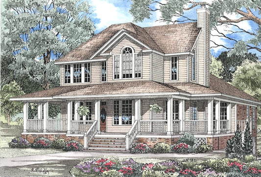House Plan 217 Olive Street, Country Home House Plan