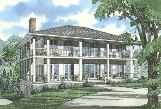 House Plan 369 Waterfront Cove, Waterfront House Plan