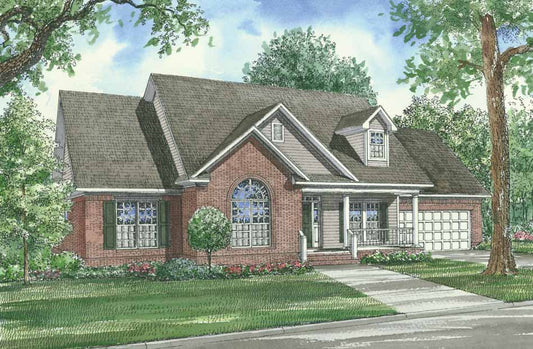 House Plan 347 Maple Street, Traditional House Plan