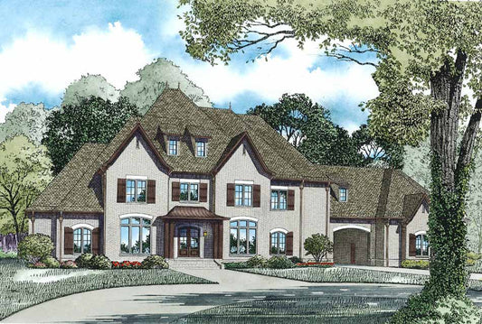 House Plan 1338 Percival, European House Plan