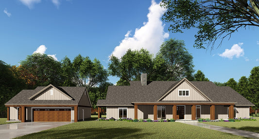 House Plan 5151 Bryson Ridge, Rustic House Plan