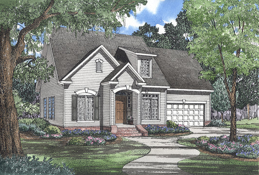 House Plan 300B Cross Creek, Traditional House Plan