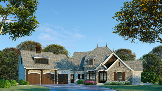 House Plan 5045 Ainsley Manor, European House Plan