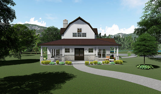House Plan 5201 Prairie Lane, Farmhouse House Plan