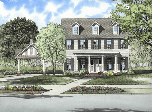 House Plan 935 Park Street, Midtown Village House Plan
