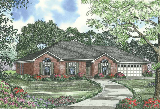 House Plan 670 Olive Street, Traditional House Plan