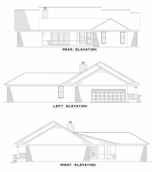 House Plan 367 Walnut Grove, Country House Home Plan