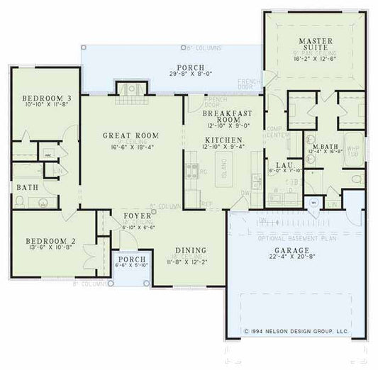 House Plan 379 Spruce Street, Traditional House Plan