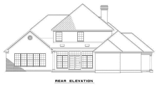 House Plan 875 Cherry Street, Classical House Plan