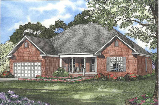 House Plan 518 Quail Drive, Traditional House Plan