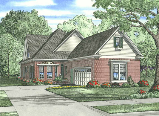 House Plan 1120 Elaine, Traditional House Plan