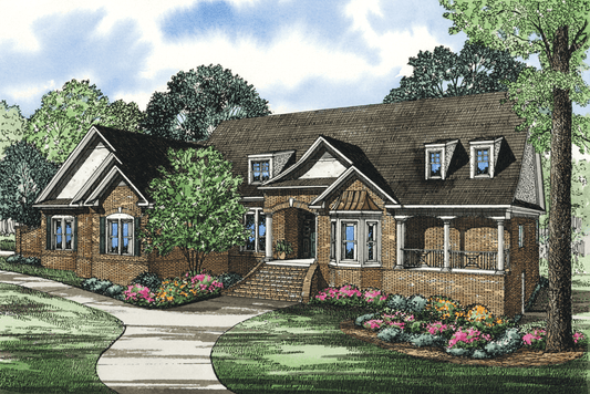 House Plan 1229 Dogwood Avenue, Traditional House Plan