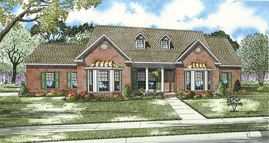 House Plan 135 Olive Street, Traditional House Plan