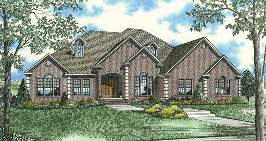 House Plan 1409 Brentwood, Traditional House Plan