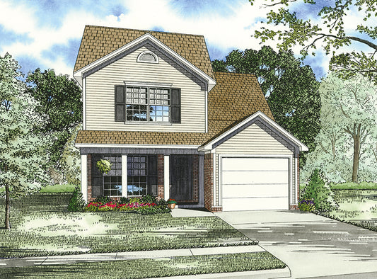 House Plan 188 Maple Street, Traditional House Plan
