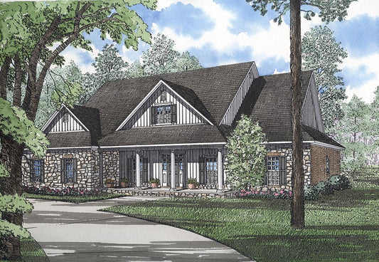 House Plan 223 Hickory Place, Country House Plan