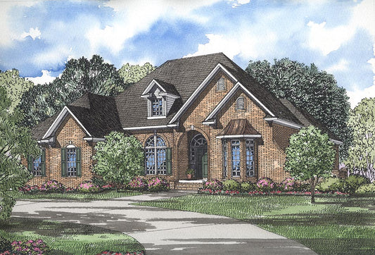 House Plan 237 Dogwood Avenue, French Traditional House Plan
