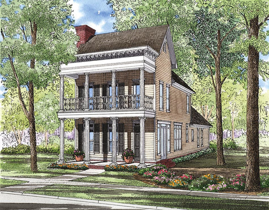 House Plan 269 Cambridge Court, Colonial Classical Federal House Plan