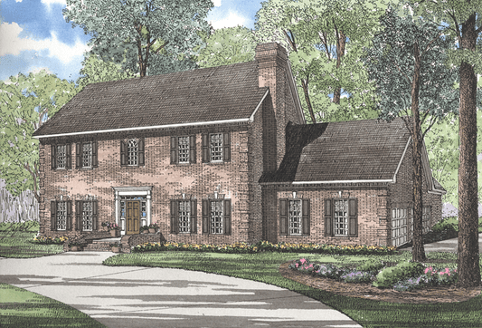 House Plan 335 Birchwood Court, Colonial Classical Federal House Plan