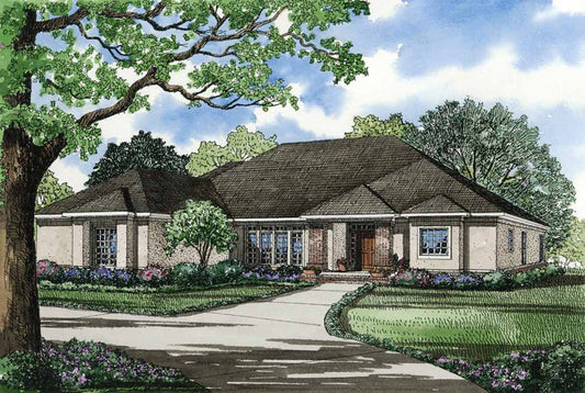House Plan 345 Sunset Drive, Modern House Plan