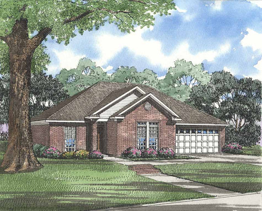 House Plan 387 Spruce Street, Traditional House Plan