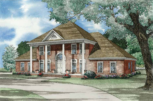 House Plan 404 Huntington Avenue, Classical House Plan