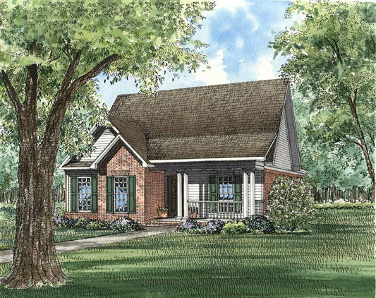 House Plan 435 Cottonwood Drive, Traditional House Plan