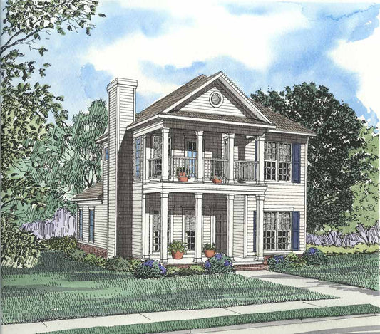 House Plan 445 Quail Drive, Classical House Plan