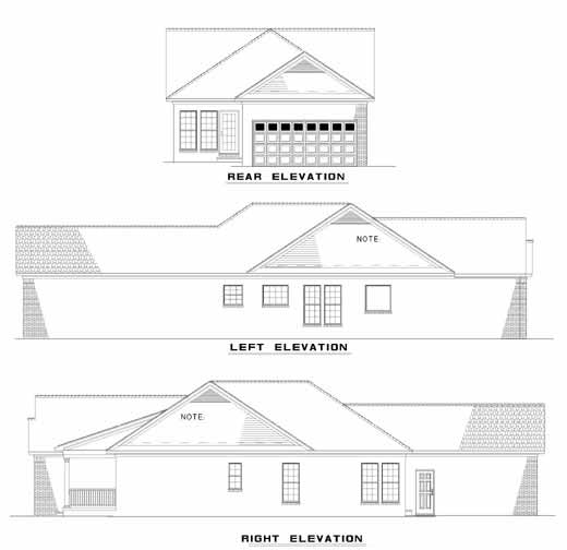 House Plan 447 Maple Street, Traditional House Plan