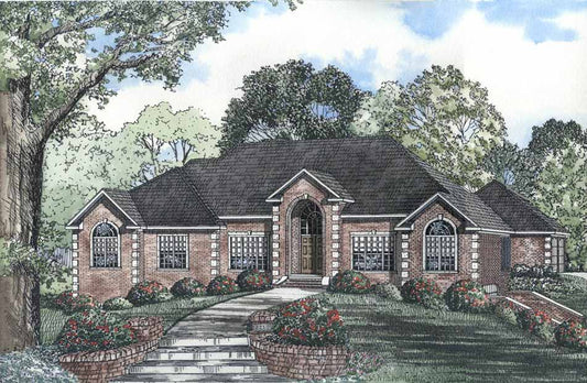 House Plan 505 Dogwood Avenue, French Traditional House Plan