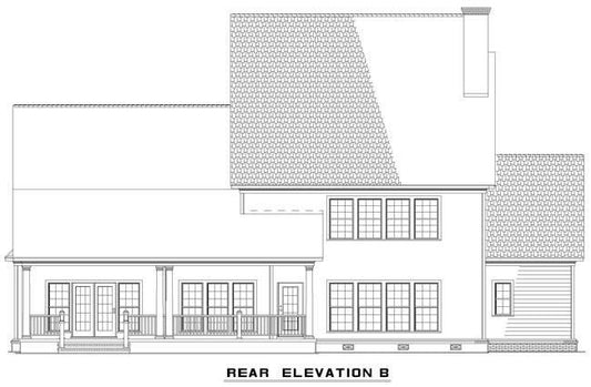 House Plan 591B Hampton Circle, Traditional Home Plan