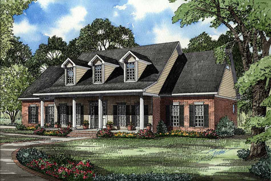 House Plan 597 Hampton Circle, Farmhouse Home Plan
