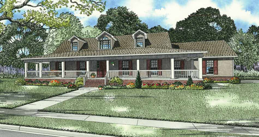 House Plan 602 Olive Street, Country House Home Plan