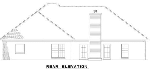 House Plan 651 Olive Street, Traditional House Plan