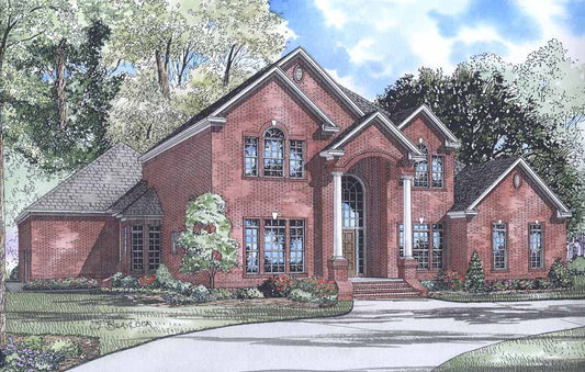 House Plan 688 Cherry Street, French Classic House Plan