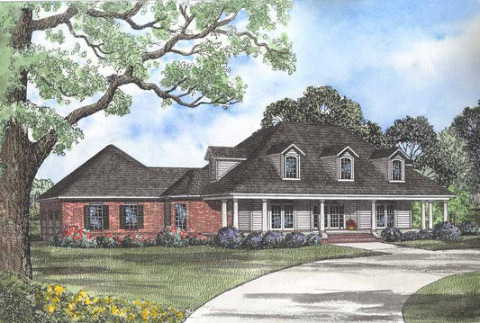 House Plan 708 Cottonwood Drive, Country House Plan