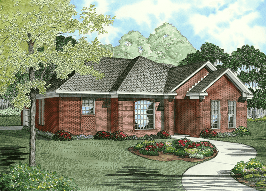 House Plan 913 Cherry Street, Traditional House Plan