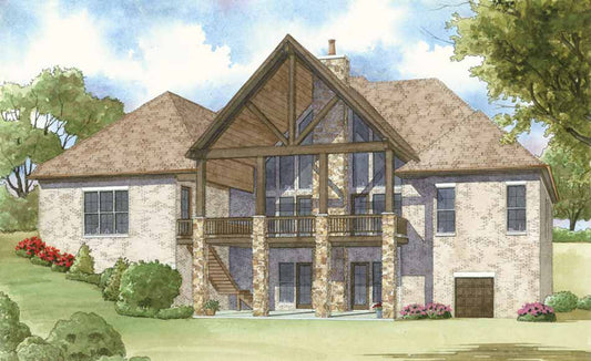 House Plan 5001 The Croft, French Country House Plan